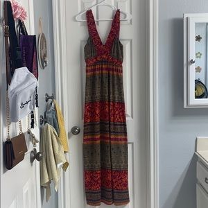 Patterned maxi dress